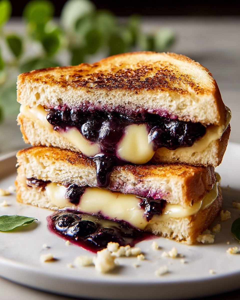 Balsamic Blackberry Bliss Grilled Cheese Recipe - Recipe Image