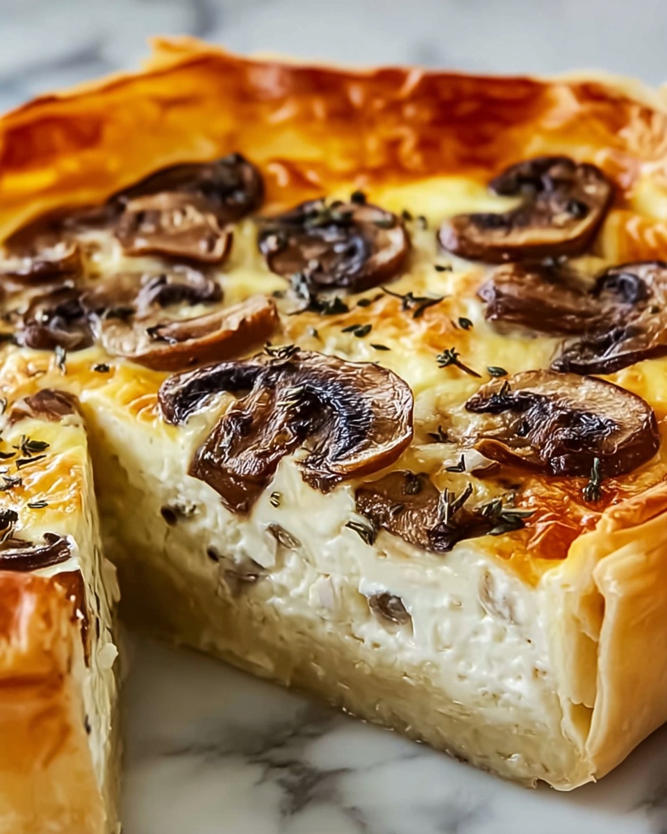 Feta & Mushroom Brunch Squares Recipe - Recipe Image