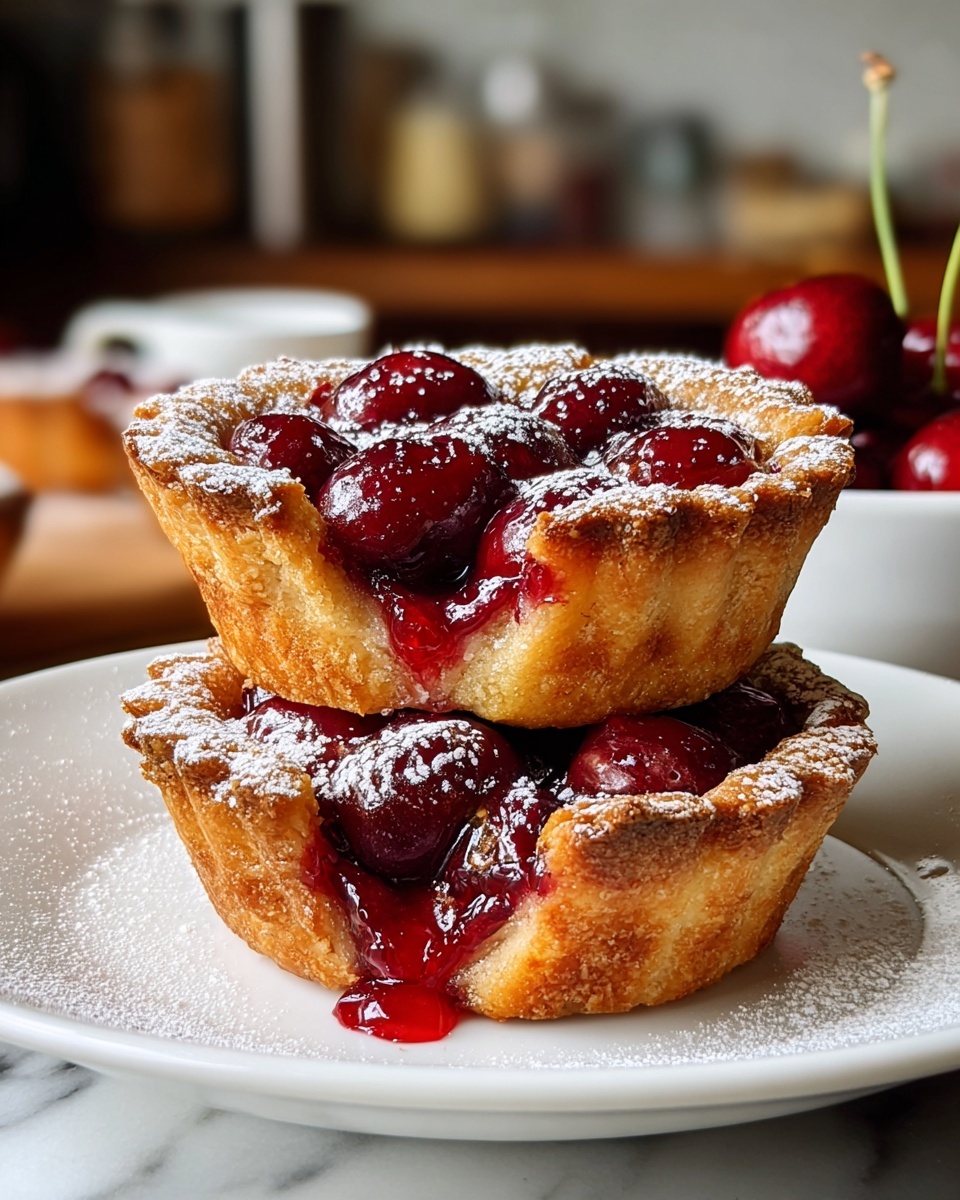 Mini Cherry Pies Recipe - Recipe Image