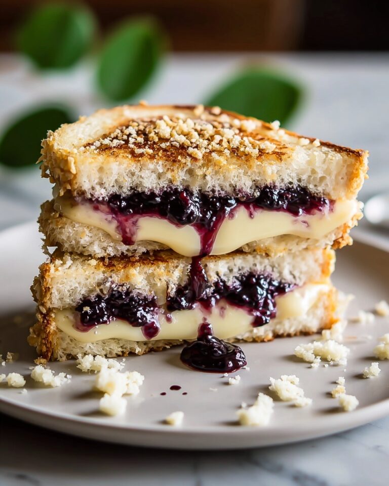 Balsamic Blackberry Bliss Grilled Cheese Recipe