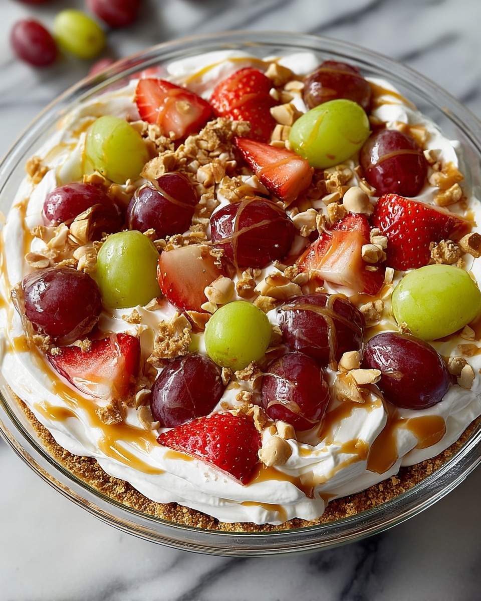 Caramel Crunch Cheesecake Fruit Salad Recipe - Recipe Image