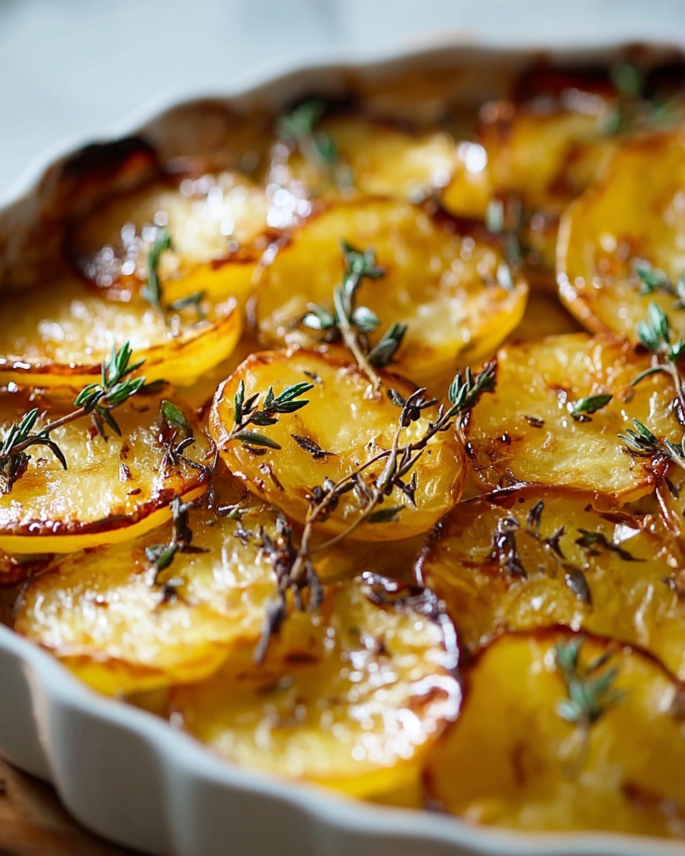 Golden Potato and Balsamic Thyme Torte Recipe - Recipe Image