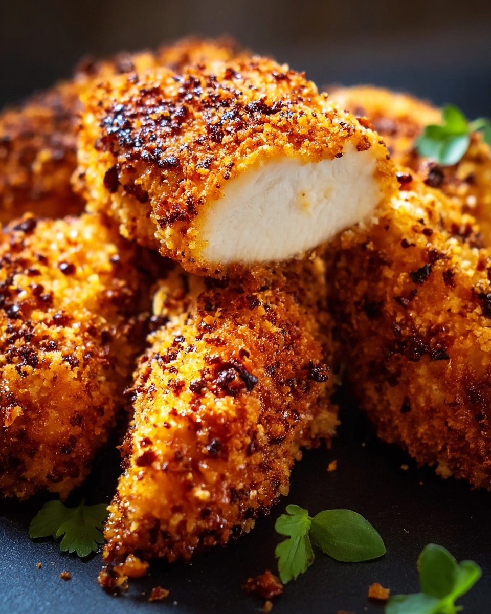 Crispy Parmesan Ranch Chicken Tenders Recipe - Recipe Image