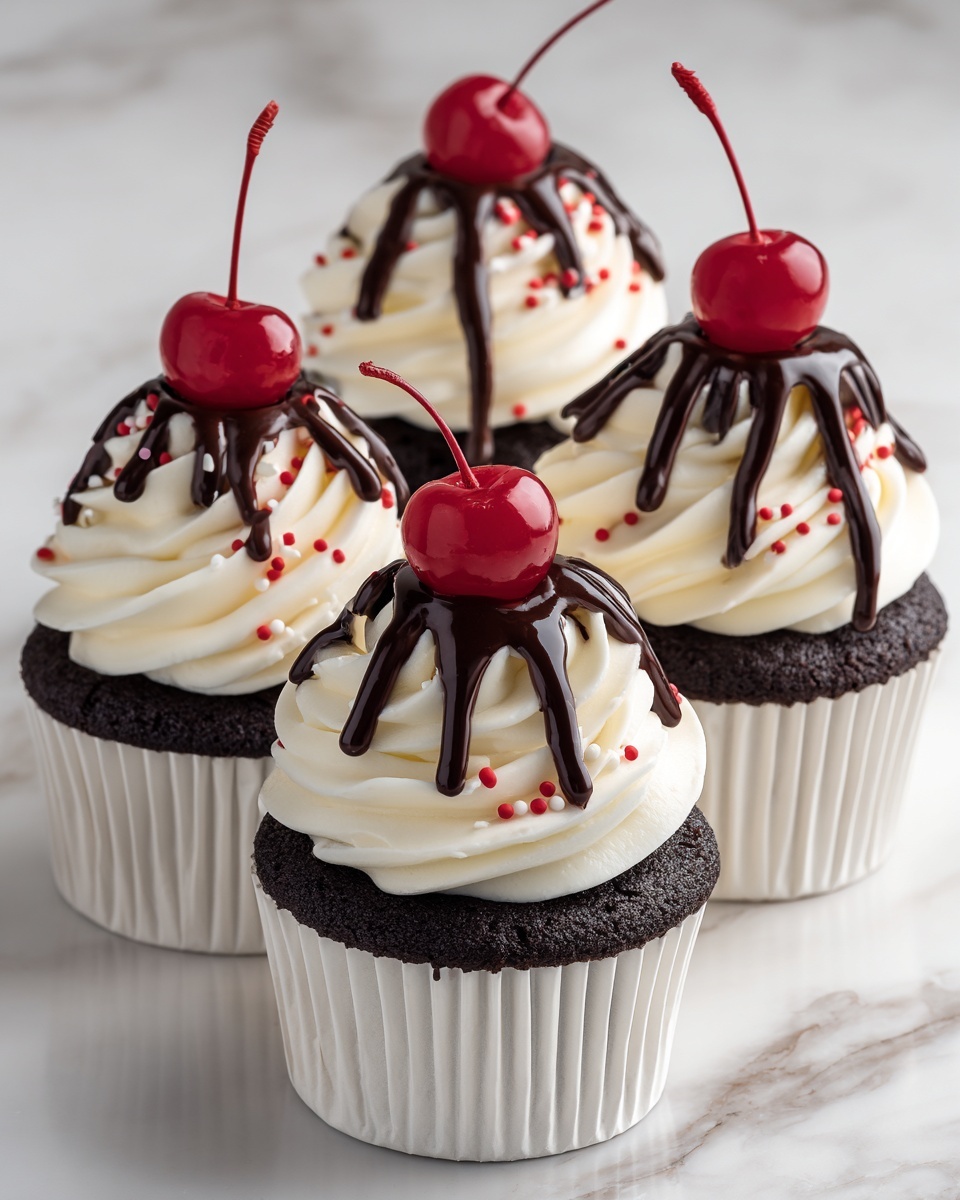 Black Forest Cupcakes Recipe - Recipe Image