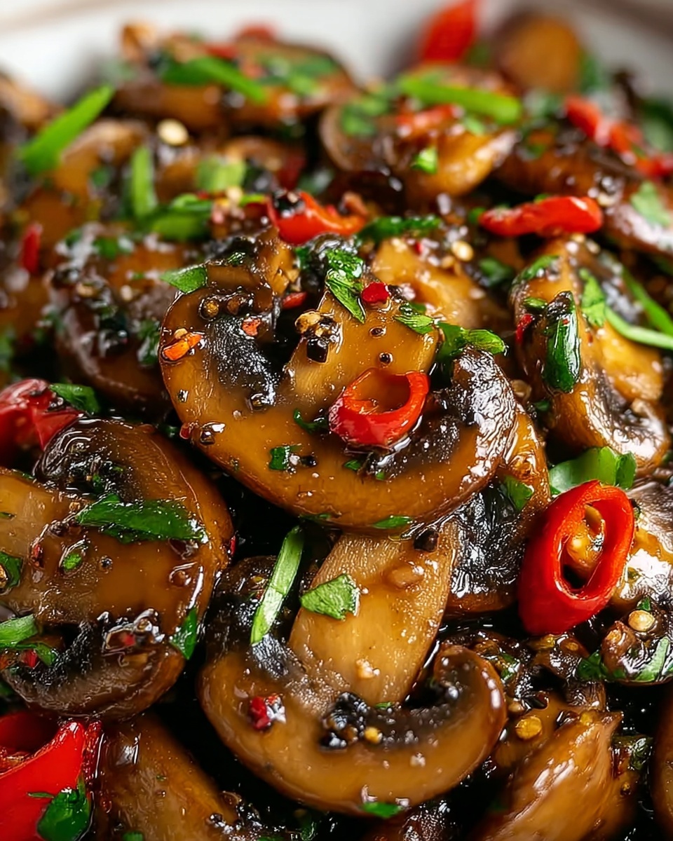 Garlic Mushroom Chicken Stir-Fry Recipe - Recipe Image