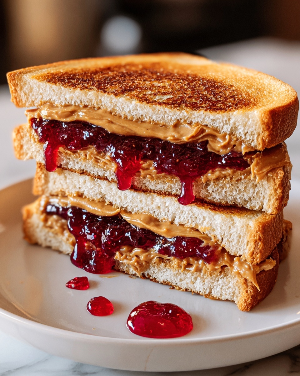 Air Fryer Peanut Butter & Jelly Sandwich Recipe - Recipe Image