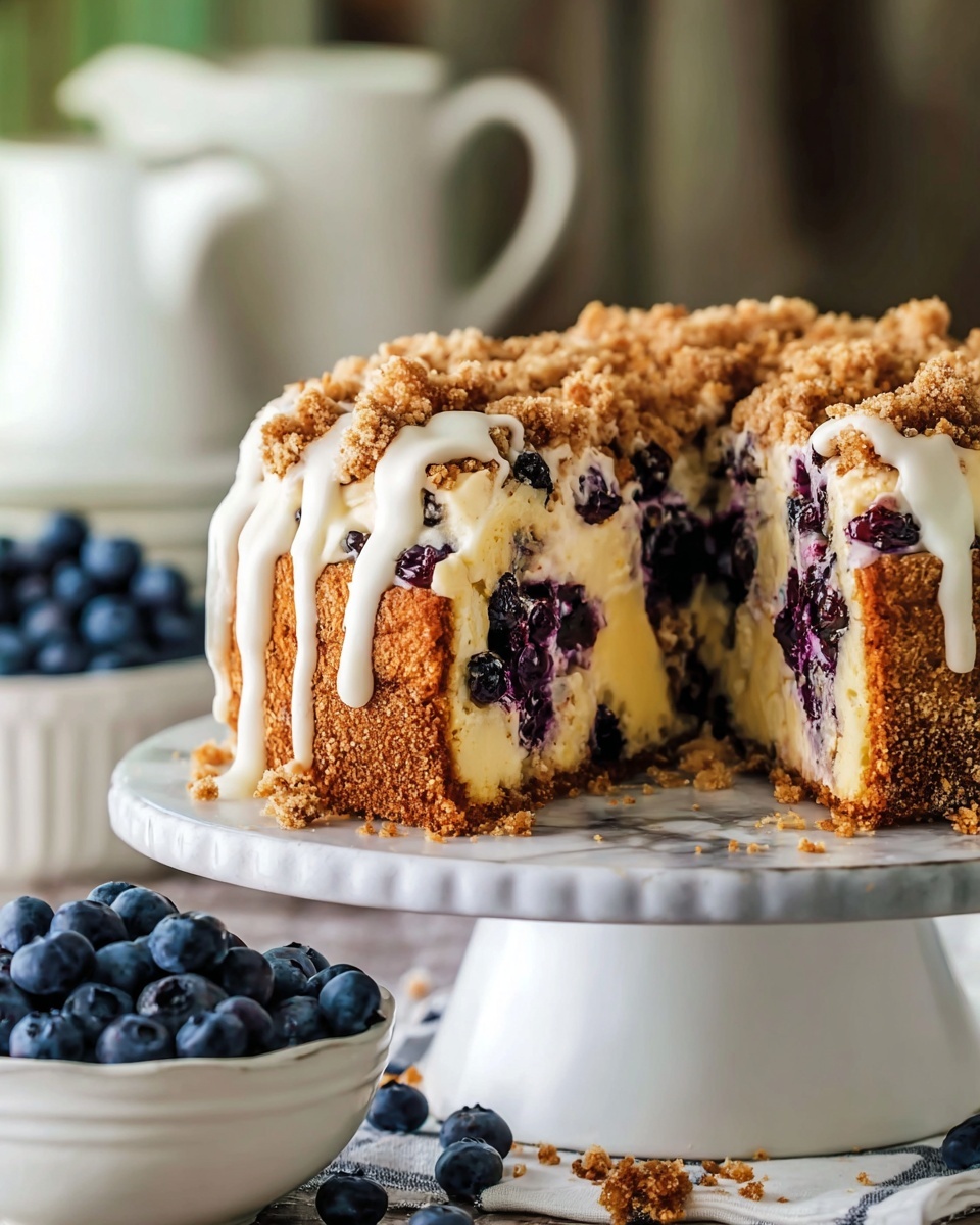 Brown Sugar Blueberry Coffee Cake Recipe - Recipe Image