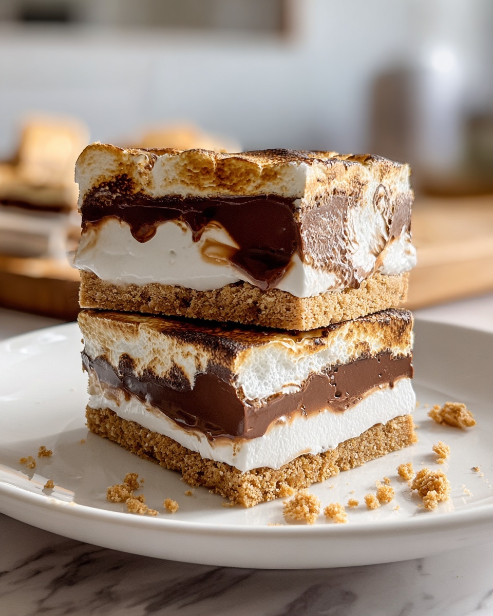 Frozen S'mores Bars Recipe - Recipe Image